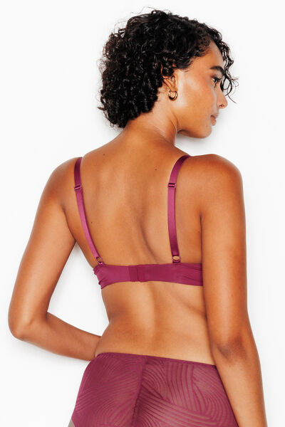 JANICE SOUTIEN-GORGE EMBOITANT DENTELLE VIOLET