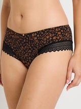 DOUCE SHORTY MICROBIBRE MULTICO NOIR