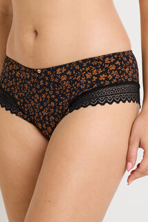 DOUCE SHORTY MICROBIBRE MULTICO NOIR