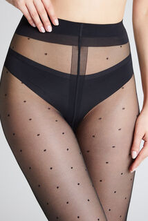 FELICIE COLLANT FANTAISIE 20 DENIERS NOIR