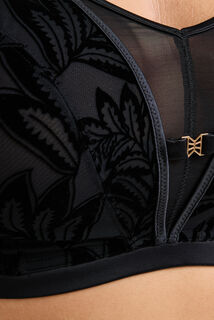 FANTINE SOUTIEN-GORGE SANS ARMATURES GRANDE TAILLE NOIR