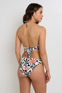 NEPAL Maillot de bain culotte midi MULTICO BLANC