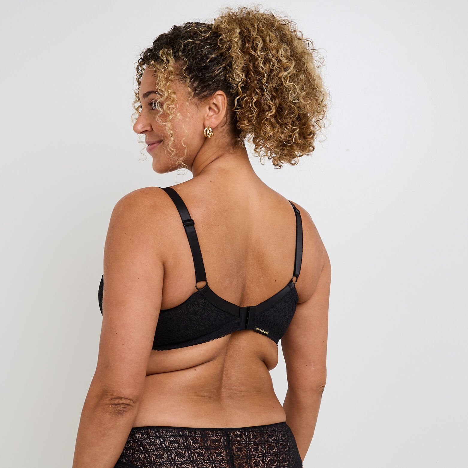 SWEET SOUTIEN-GORGE ALLAITEMENT GRANDE TAILLE FOUL NOIR