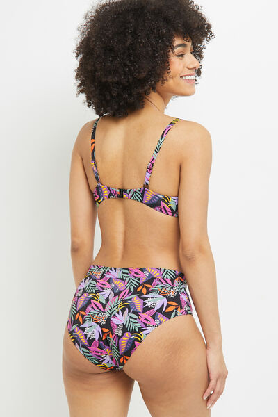 MAILLOT DE BAIN CULOTTE HAUTE NOIR