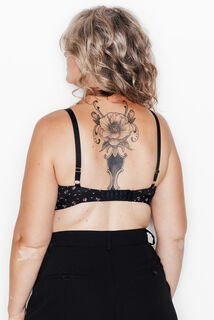 DOUCE Soutien-gorge Post op&eacute;ratoire Triangle MULTICO NOIR