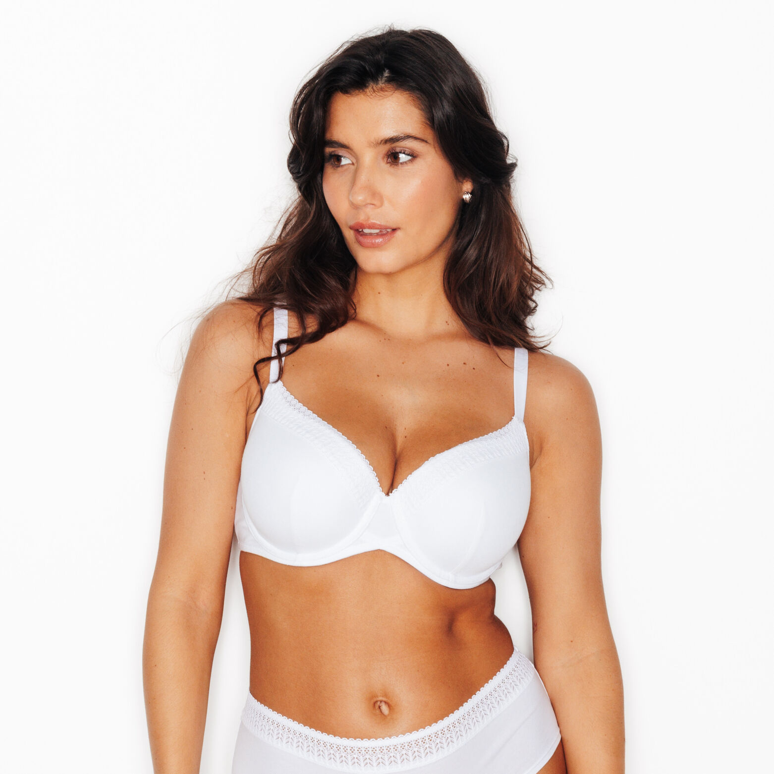 INFINITY SOUTIEN-GORGE AMPLIFORME COTON BLANC