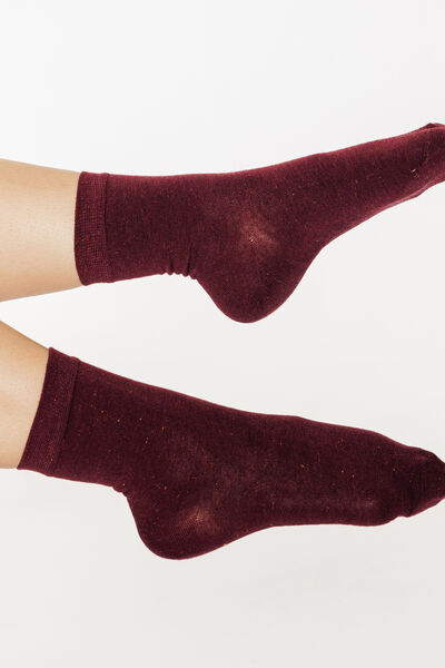 LOT DE 3 PAIRES DE CHAUSSETTES MULTICO VIOLET