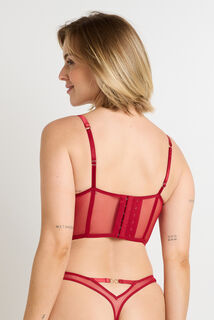 FEDORA SOUTIEN-GORGE BUSTIER ROUGE