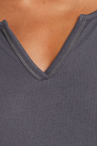 ANNIE TEE SHIRT MANCHES LONGUES ARDOISE