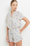 BEACH SHORT IMPRIME MULTICO BLEU