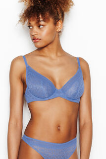 SWEET soutien-gorge triangle dentelle BLEU