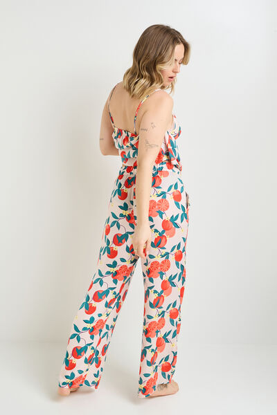 GIRLY PANTALON DE PYJAMA MULTICO ORANGE