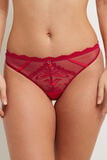 DELICIEUSE STRING TULLE BRODE MULTICO ROUGE