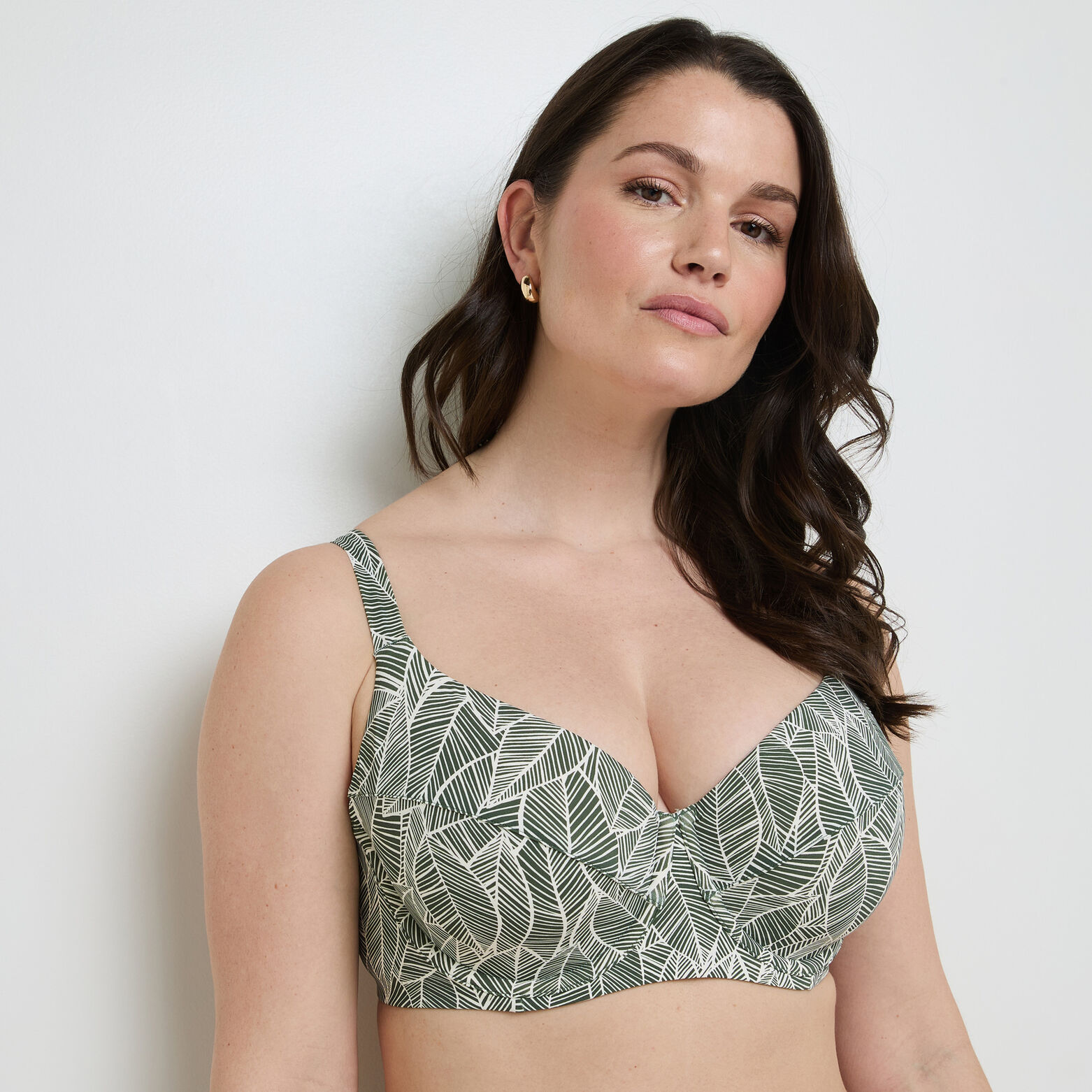 NAJA Maillot de bain Grande taille corbeille MULTICO VERT