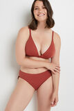 JASPE MAILLOT DE BAIN SLIP MAXI TERRACOTTA