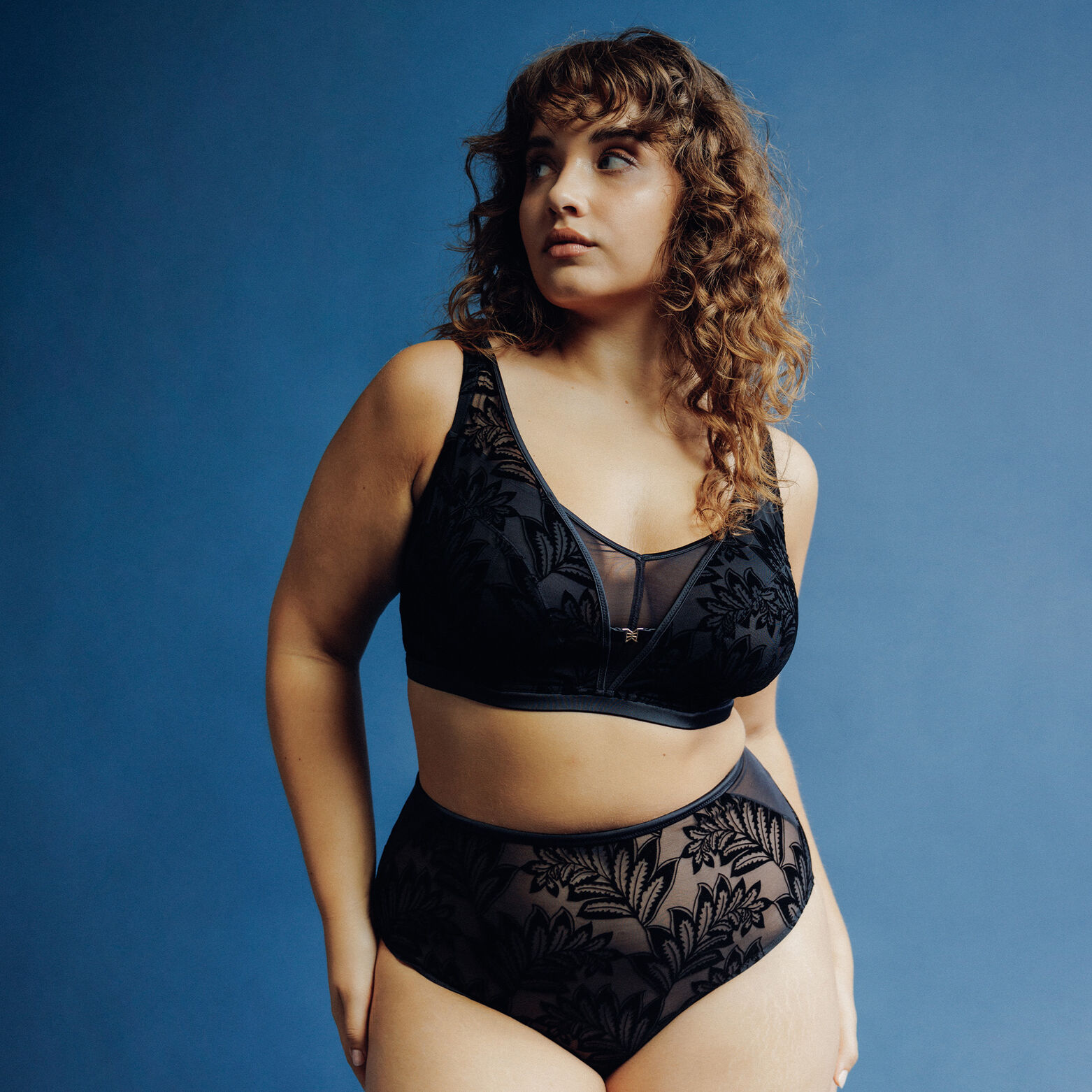 FANTINE CULOTTE TAILLE HAUTE GRANDE TAILLE NOIR