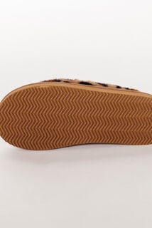 ANAELLE CHAUSSONS FEMME LEOPARD MULTICO MARRON