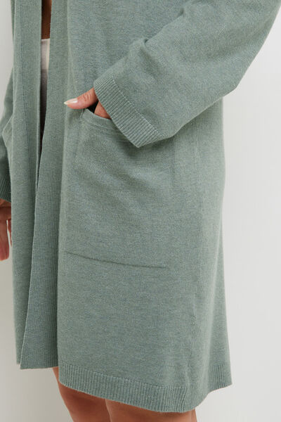 CAFE CARDIGAN VISCOSE KAKI