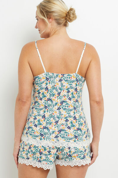 SYARA TOP BLANC/VERT