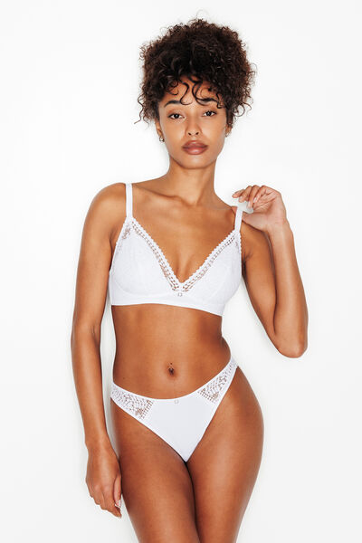 SOUTIEN-GORGE SANS ARMATURES BLANC