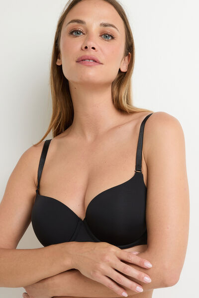 SOUTIEN-GORGE AMPLIFORME MICROFIBRE NOIR