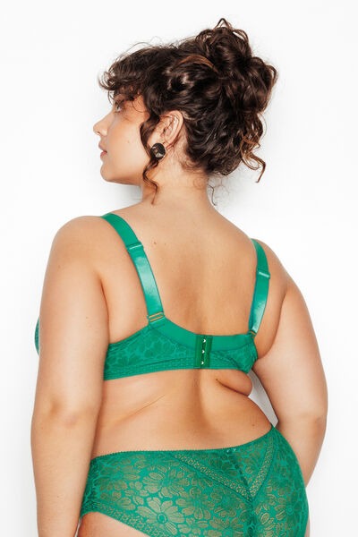 SOUTIEN-GORGE EMBOITANT VERT
