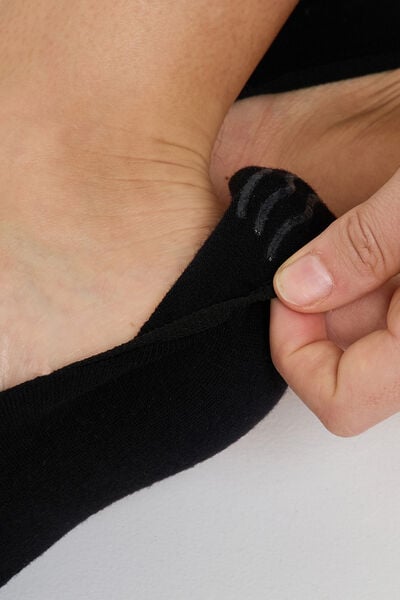 LOT DE 3 PAIRES DE SOCQUETTES COTON NOIR