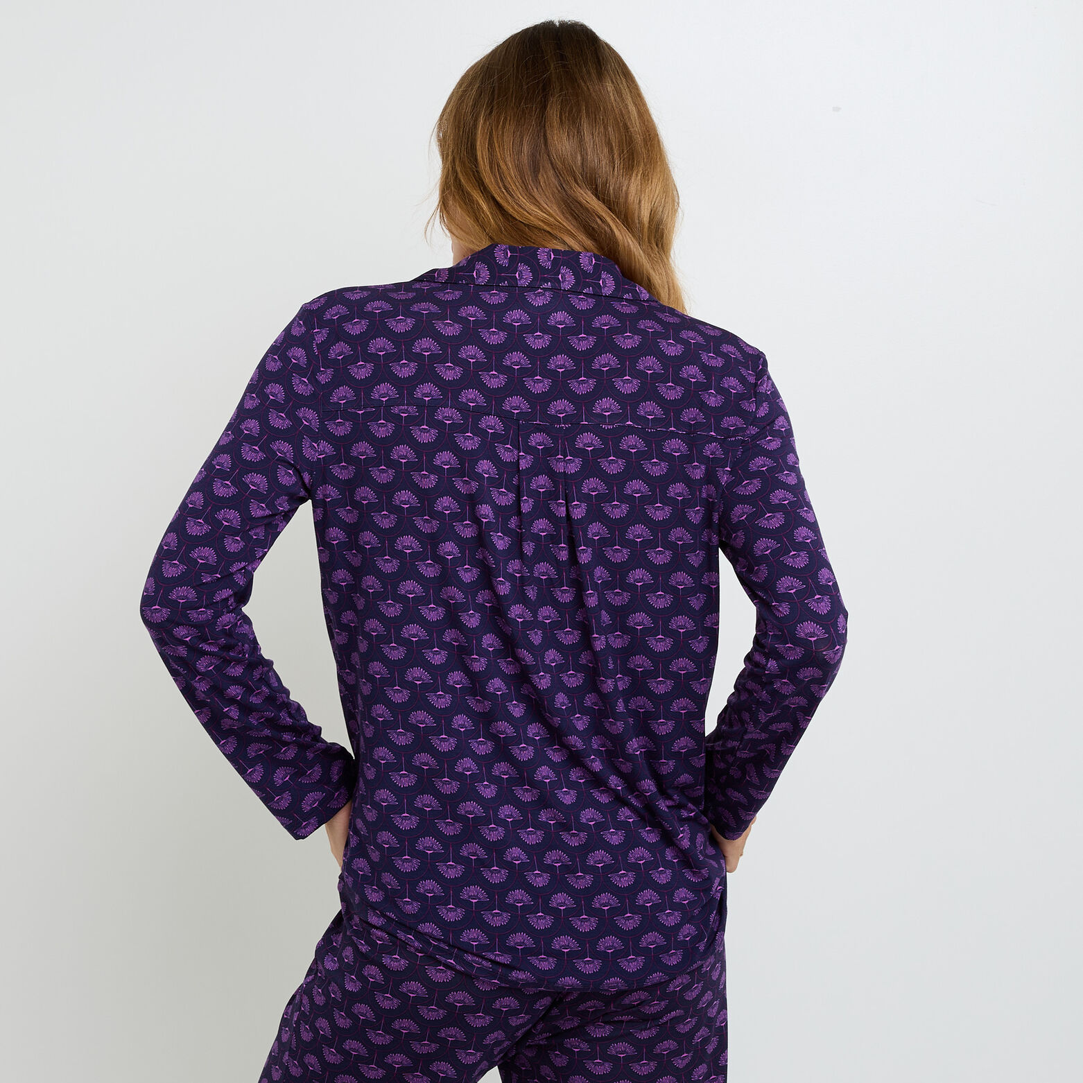 CAMILLE Chemise manches longues MULTICO ROSE