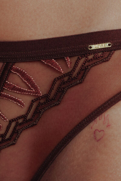 CULOTTE MULTICO MARRON