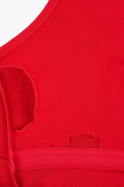 Maillot de bain Post op&eacute;ratoire 1 Pi&egrave;ce ROUGE