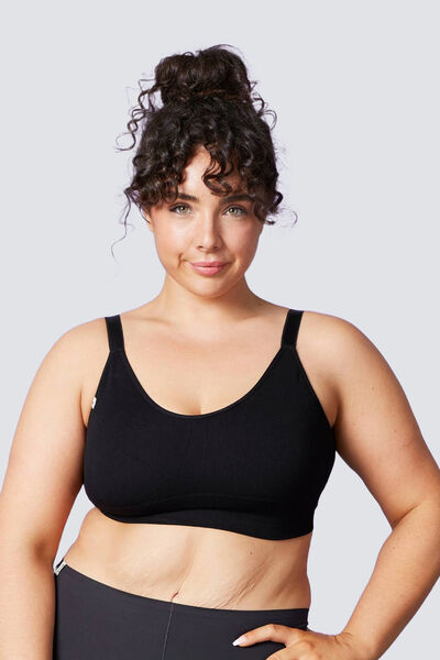 BRASSIERE SANS COUTURE NOIRE NOIR