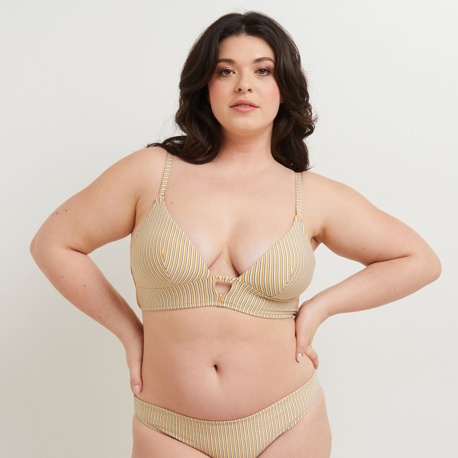 MARTHA MAILLOT DE BAIN TRIANGLE MULTICO VERT
