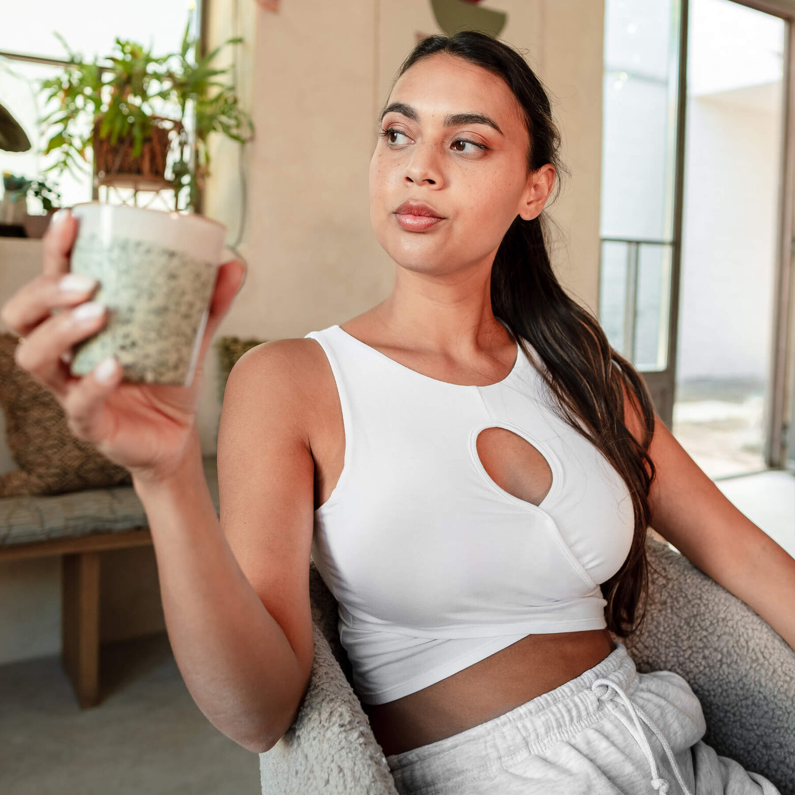IRIS CROPTOP BLANC