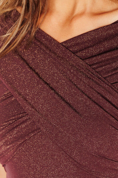 PAILLETTE MAILLOT DE BAIN 1PIECE OR