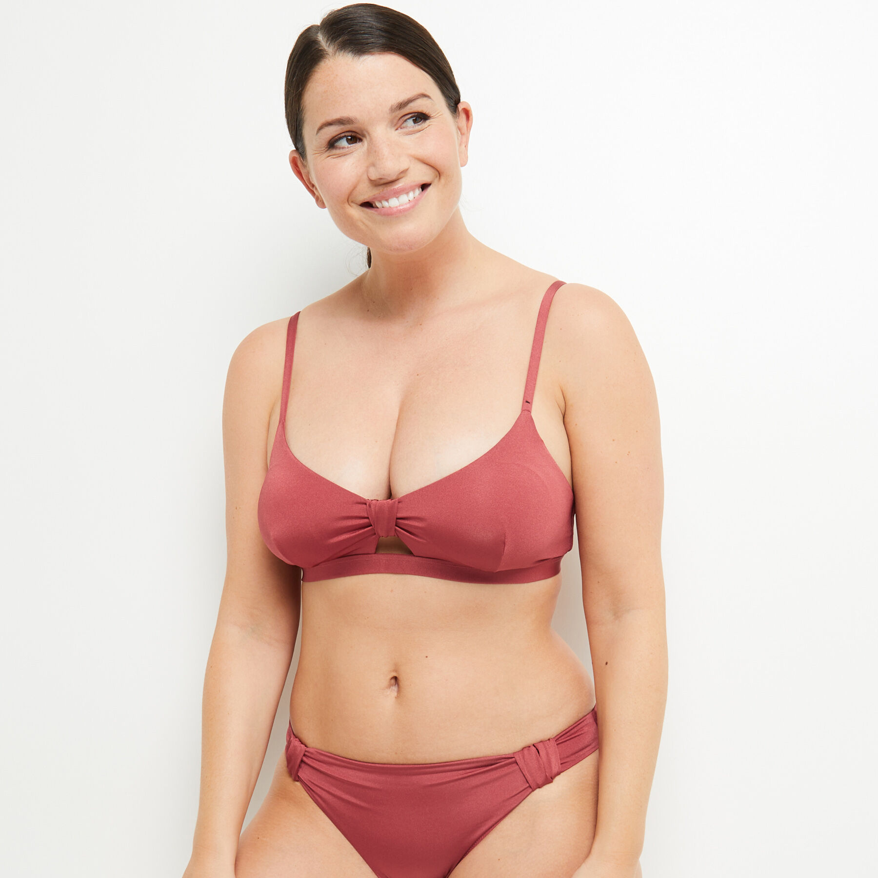 Maillot de hot sale bain bordeaux femme