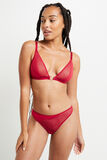 CLAIRE TANGA DENTELLE ROUGE