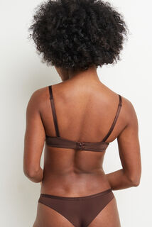 PERFECT SOUTIEN-GORGE SANS ARMATURES AMPLI MICROFI MARRON