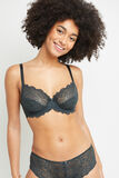 DENTELLE SOUTIEN-GORGE EMBOITANT ANTHRACITE