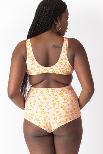SHORTY CÔTE IMPRIMEE MULTICOLORE