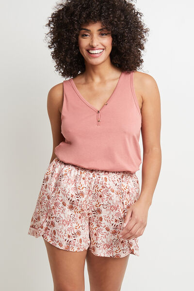CAJOU SHORT VISCOSE IVOIRE