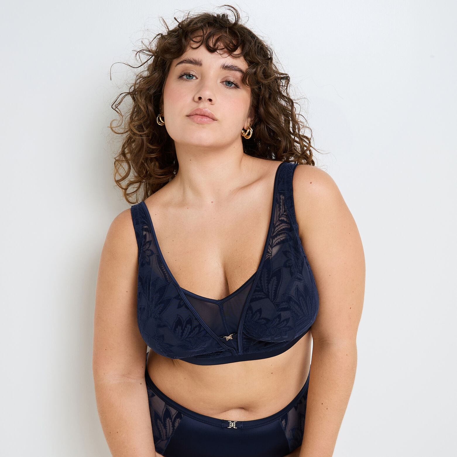 FANTINE SOUTIEN-GORGE SANS ARMATURES MARINE
