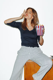 JOLISA TEE-SHIRT MANCHES LONGUES BLEU