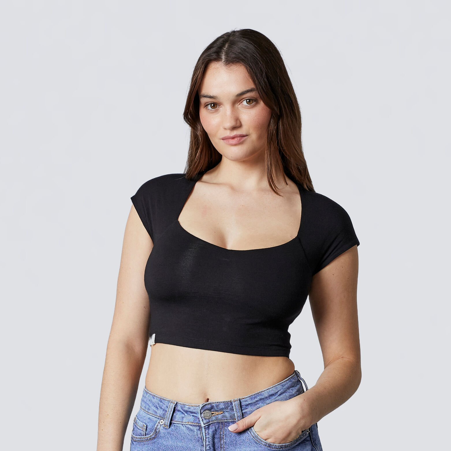 ILANA TEE-SHIRT COURT NOIR