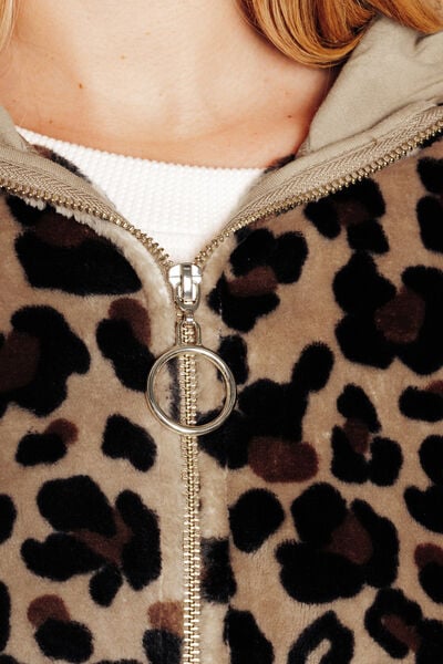 VESTE MULTICO MARRON