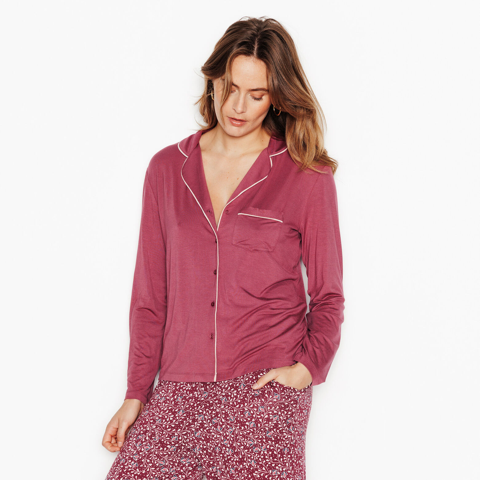 CAMILLA chemise manches longues ROSE