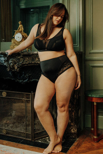 COLETTE+ SOUTIEN-GORGE SANS ARMATURES NOIR