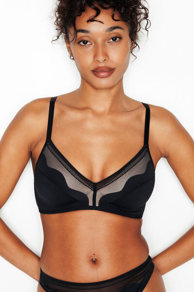 SOUTIEN-GORGE SANS ARMATURES NOIR