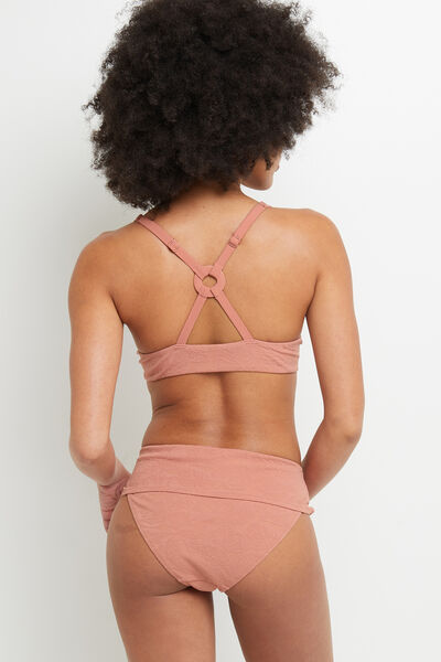 MAILLOT DE BAIN SLIP MAXI ROSE