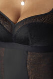 OLENA BODY MICRO ET TULLE NOIR NOIR