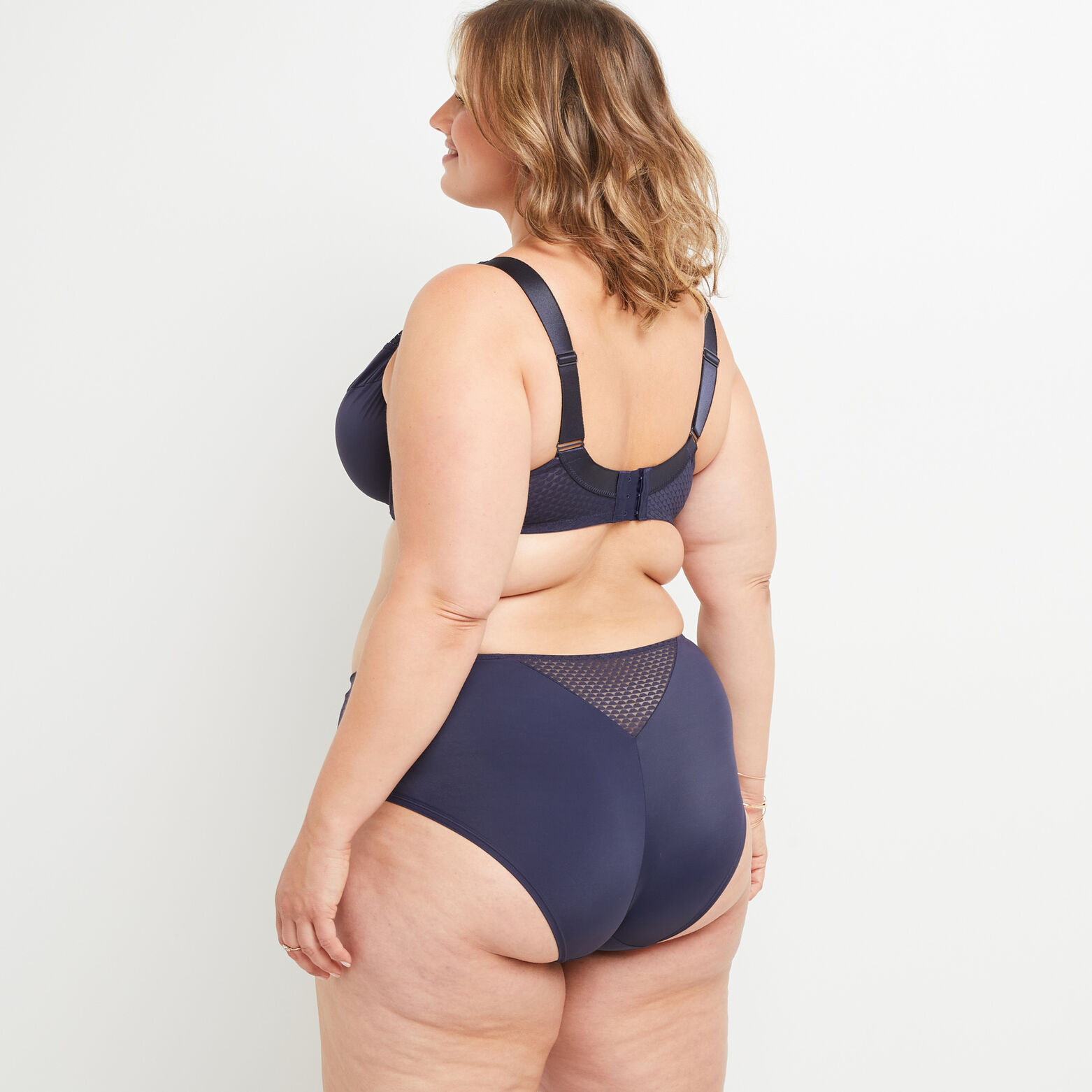 BERNADETTE SHORTY MICROFIBRE MARINE